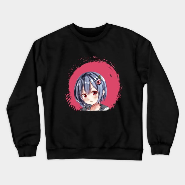 Anime girl Crewneck Sweatshirt by Pixy Official